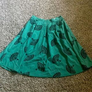 Tatyana Green Circle Skirt Size XL